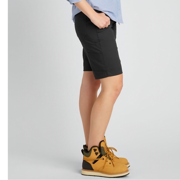 Duluth Trading 40 Grit Womens Black Painter Shorts Sz 10.  New With Tags - Picture 3 of 8